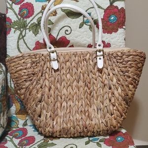 LARGE WOVEN TOTE-BAG